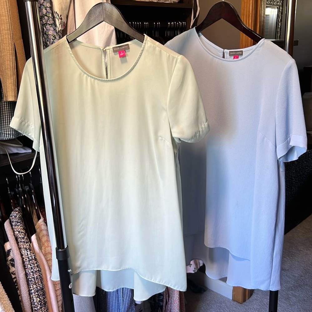 2 Vince Camuto Tunic Blouses